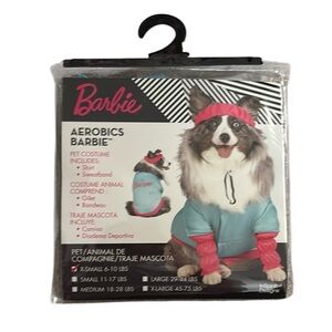 Barbie Pet Aerobics Costume - Pink and Blue